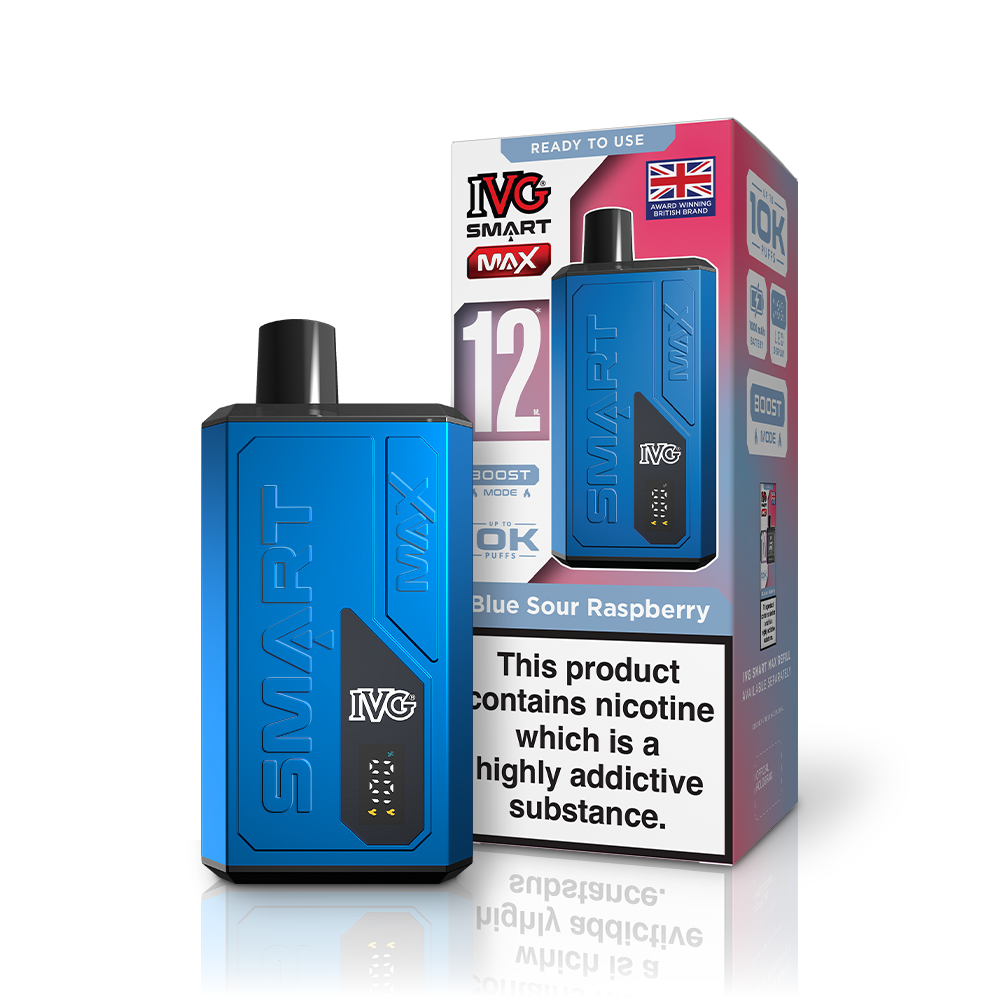 IVG Smart Max Blue Sour Raspberry Starter Kit Vaporizers & Electronic Cigarettes IVG