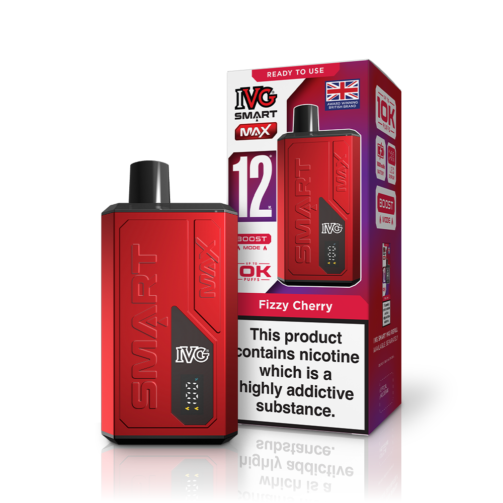 IVG Smart Max Fizzy Cherry Starter Kit Vaporizers & Electronic Cigarettes IVG