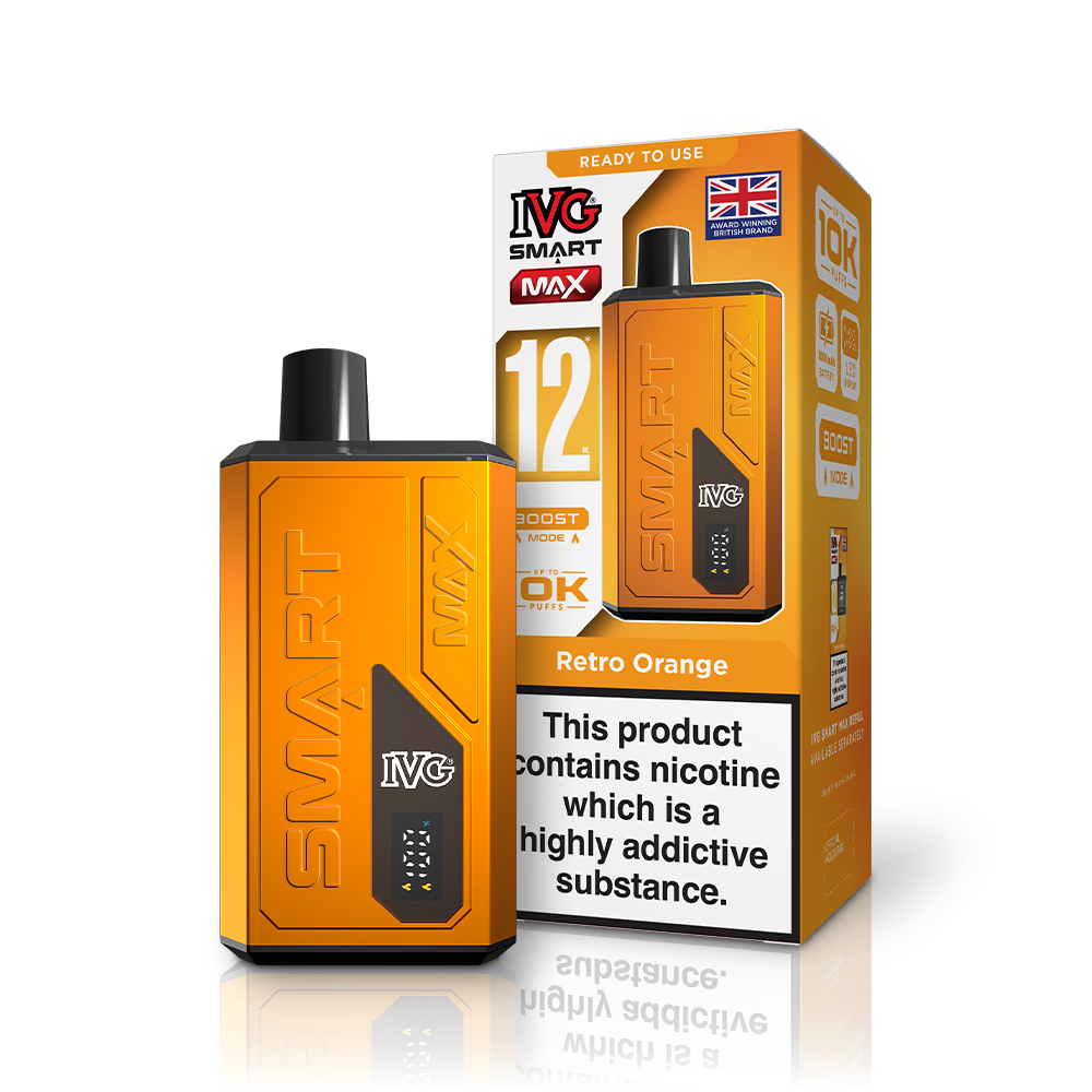 IVG Smart Max Retro Orange Starter Kit Vaporizers & Electronic Cigarettes IVG